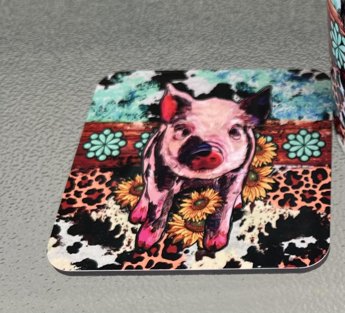 Coasters - cork backed