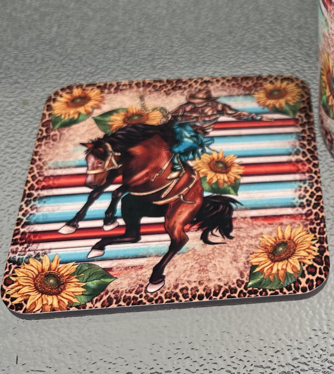 Coasters - cork backed