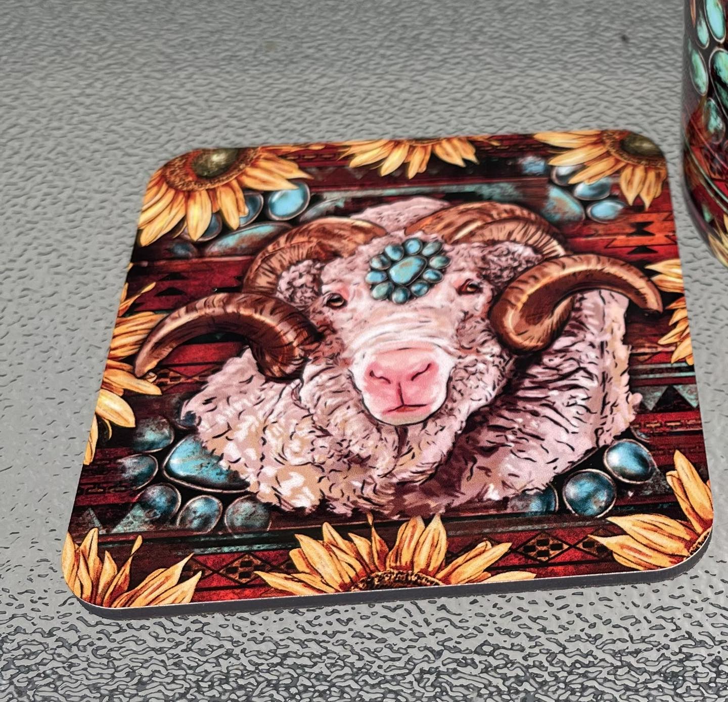 Coasters - cork backed