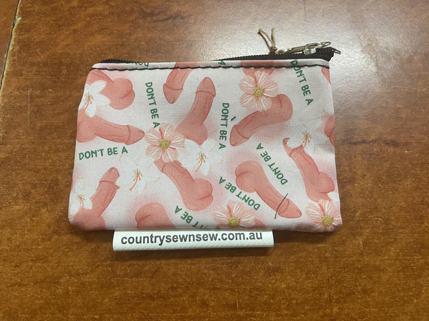 Ready made Coin purse - Don't be a dick
