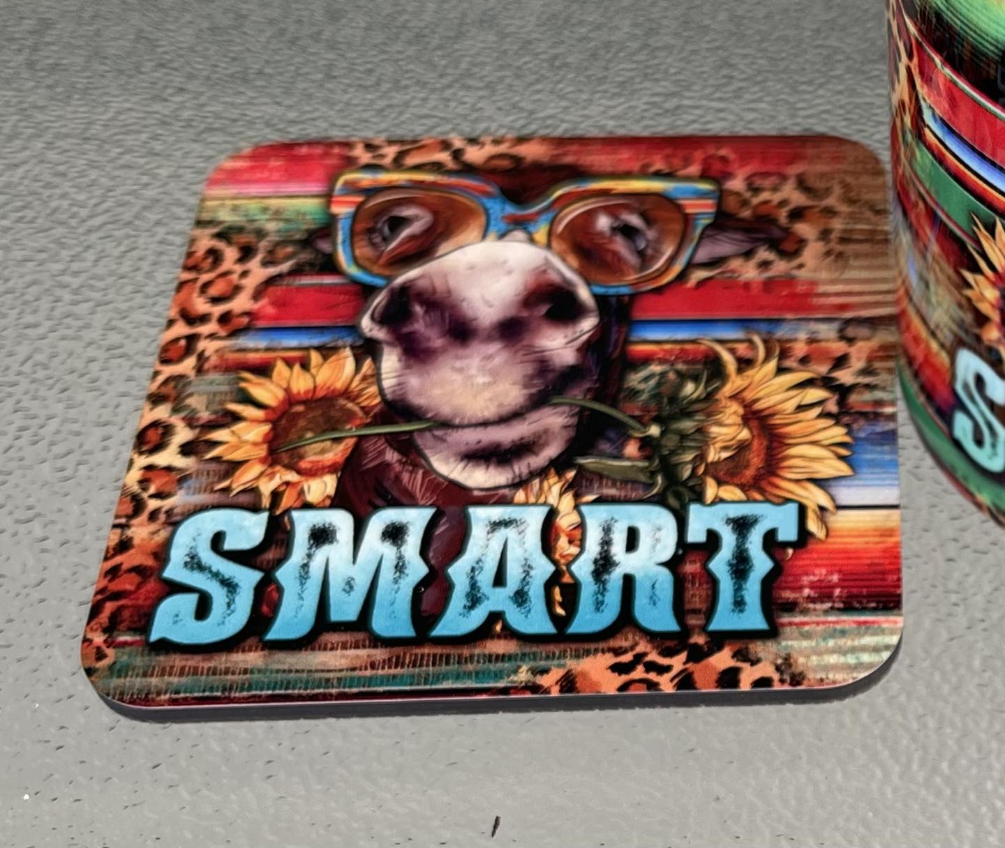 Coasters - cork backed