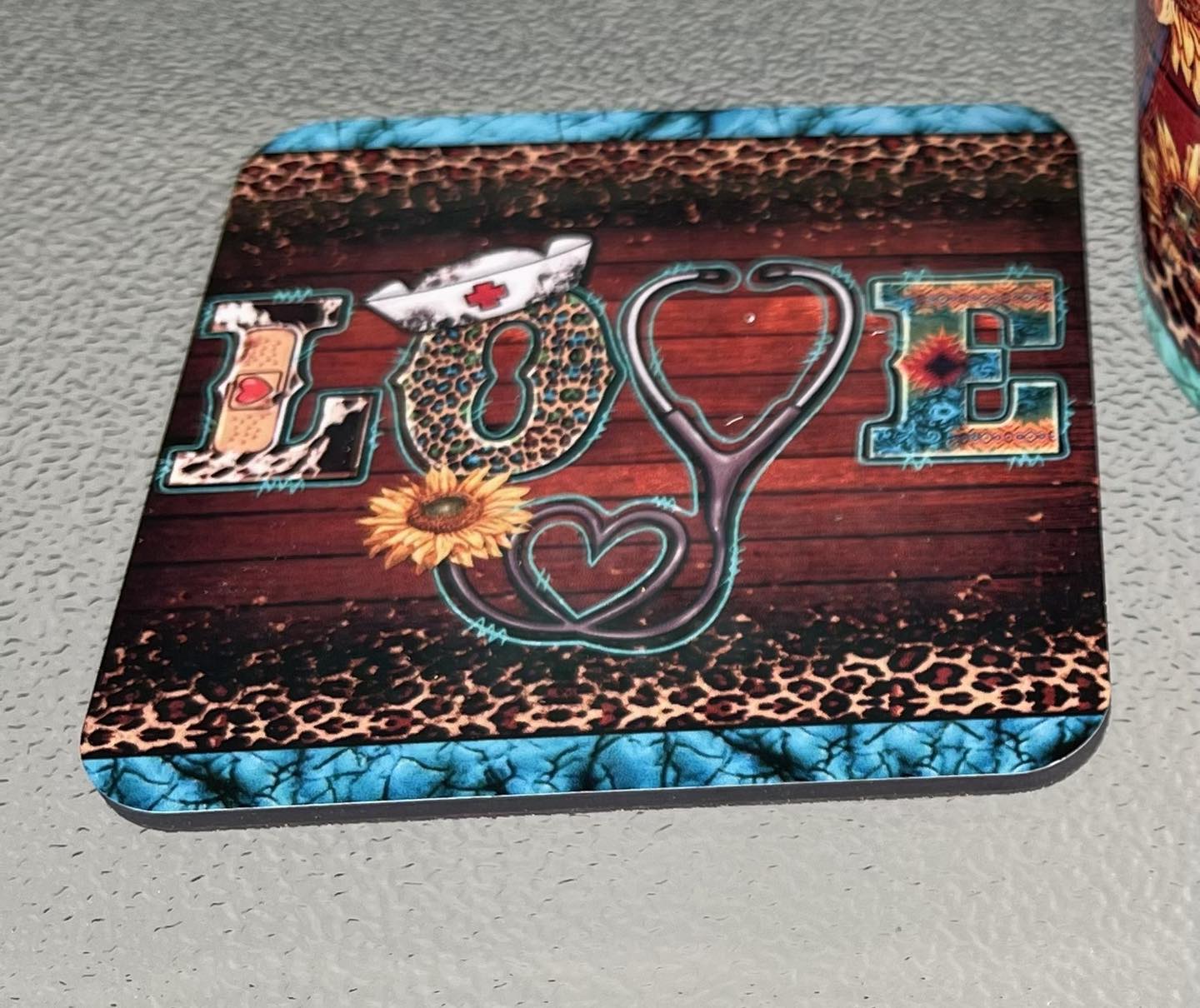 Coasters - cork backed