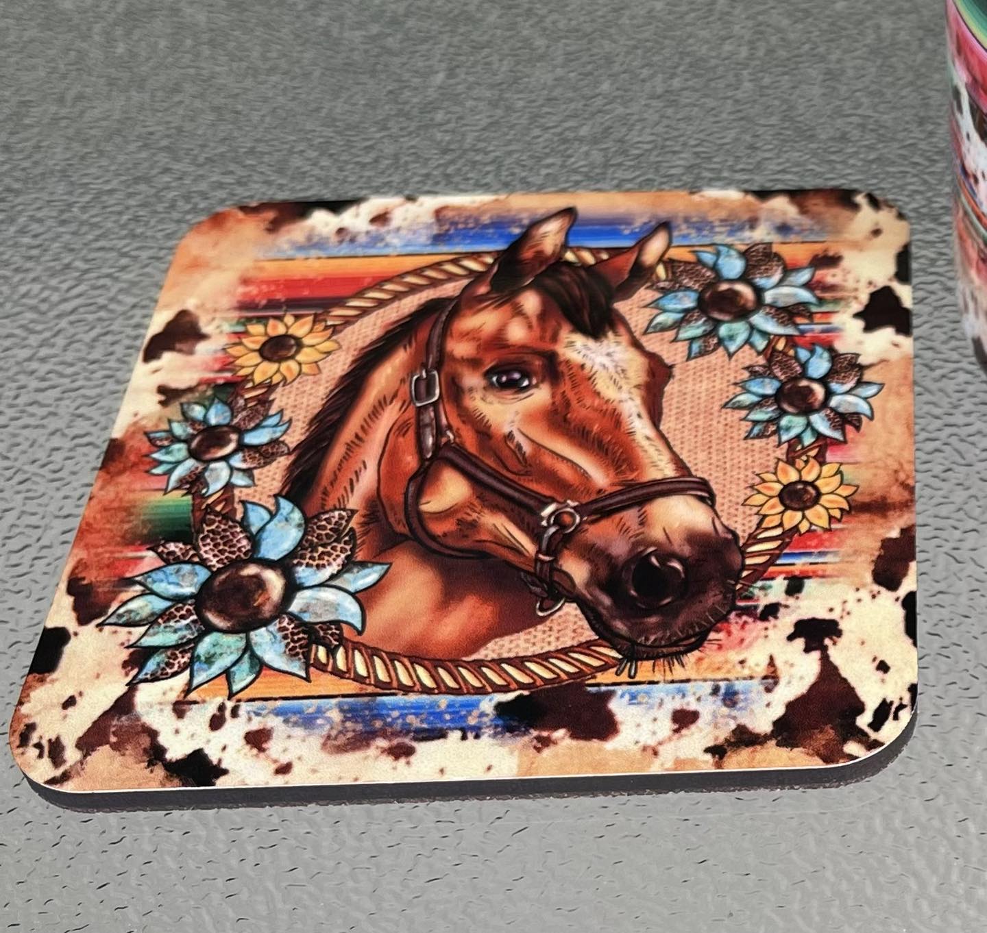 Coasters - cork backed