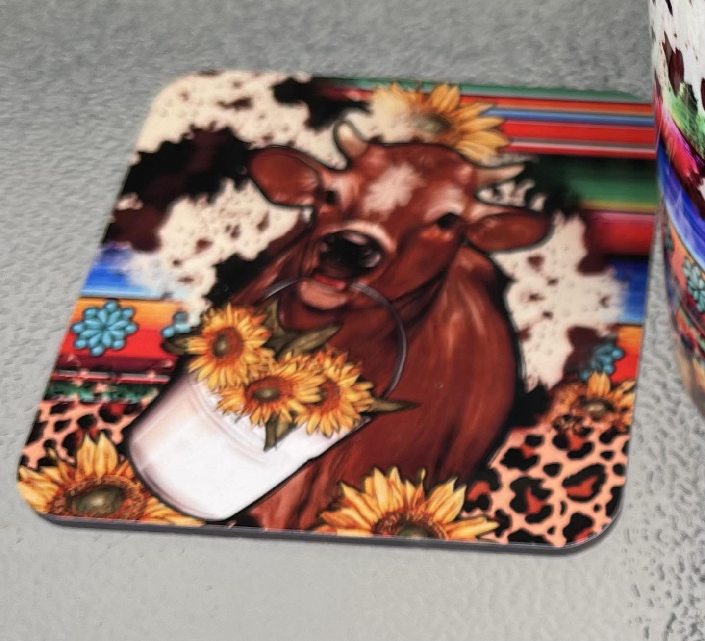 Coasters - cork backed