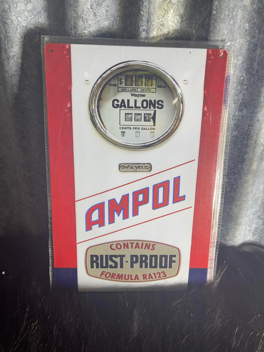 Tin Sign - Ampol