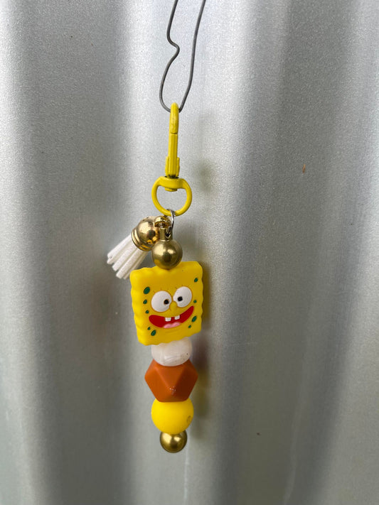 Keyring, beaded - Spongebob