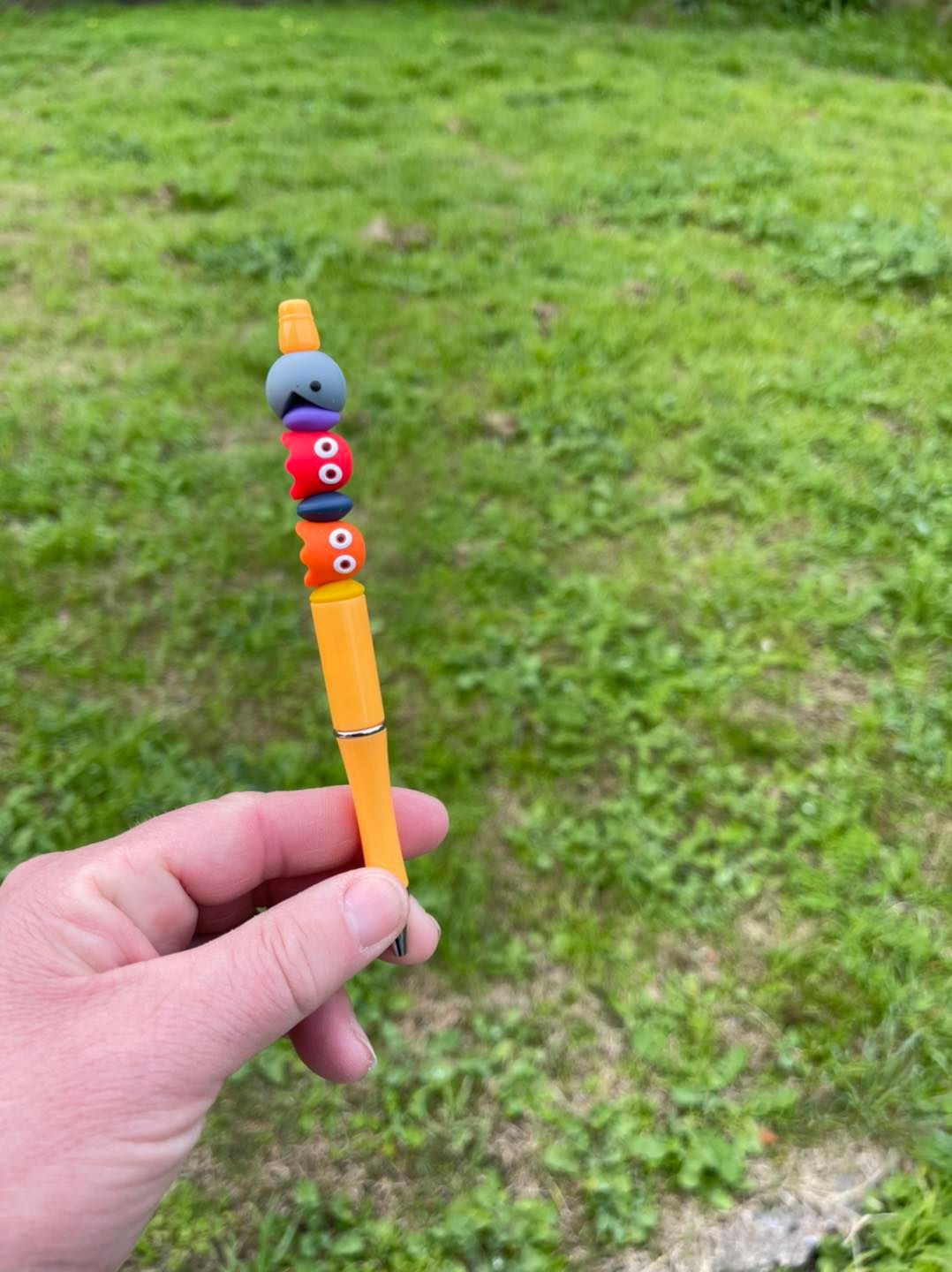Pacman time Beaded Pen
