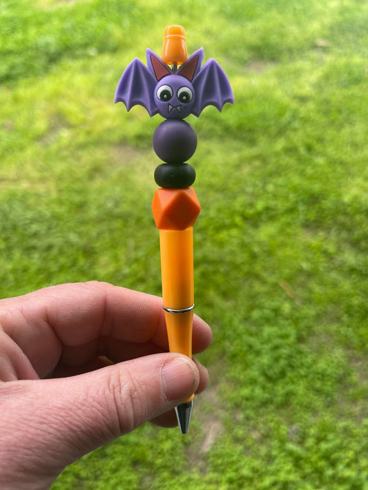 Bat shit crazy beaded pen