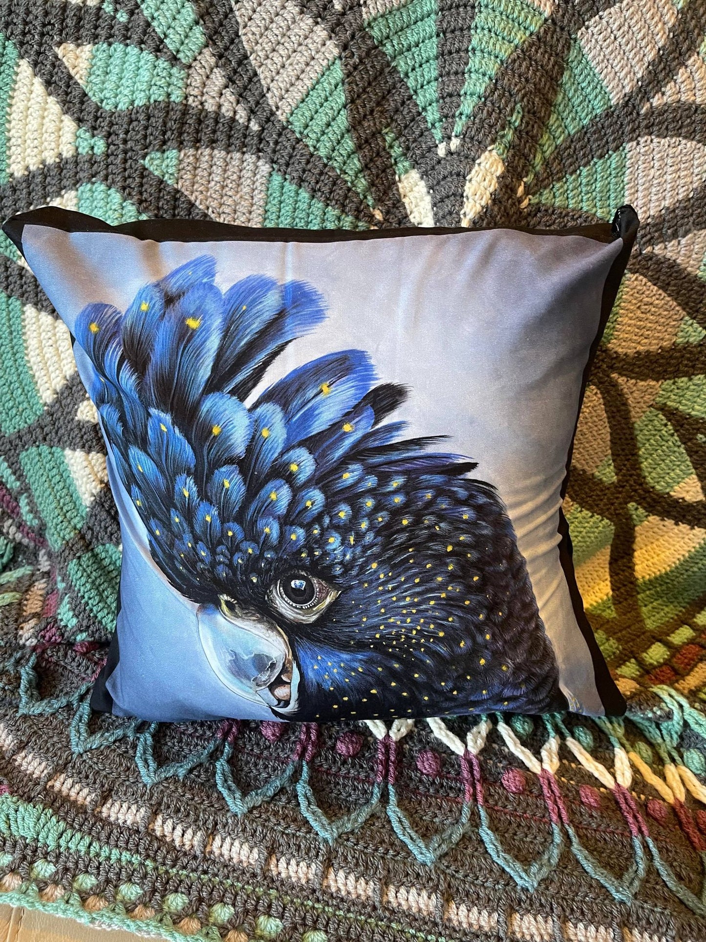 Bird cushions.
