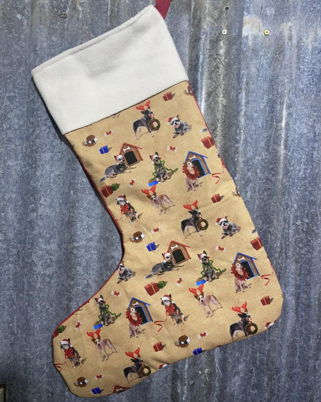 Christmas Stocking- Heelers