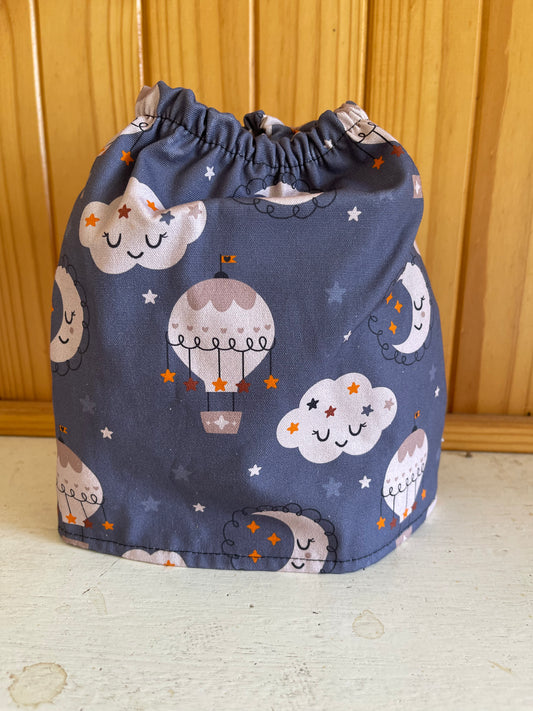 Fabric sock savers - Moon and clouds