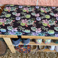 Shoe rack with custom cushion