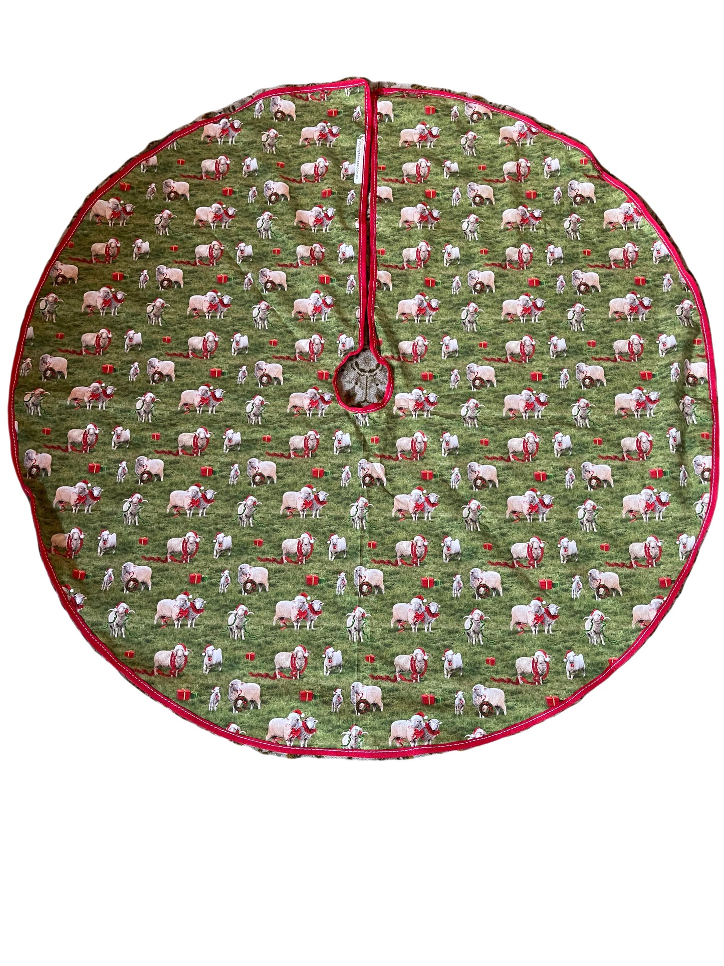 Christmas Tree Skirt - Sheep