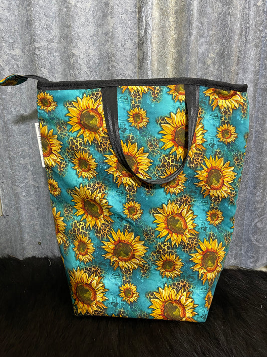 Wine cooler bag - Sunflowers