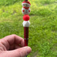 Mr. snowman beaded pen