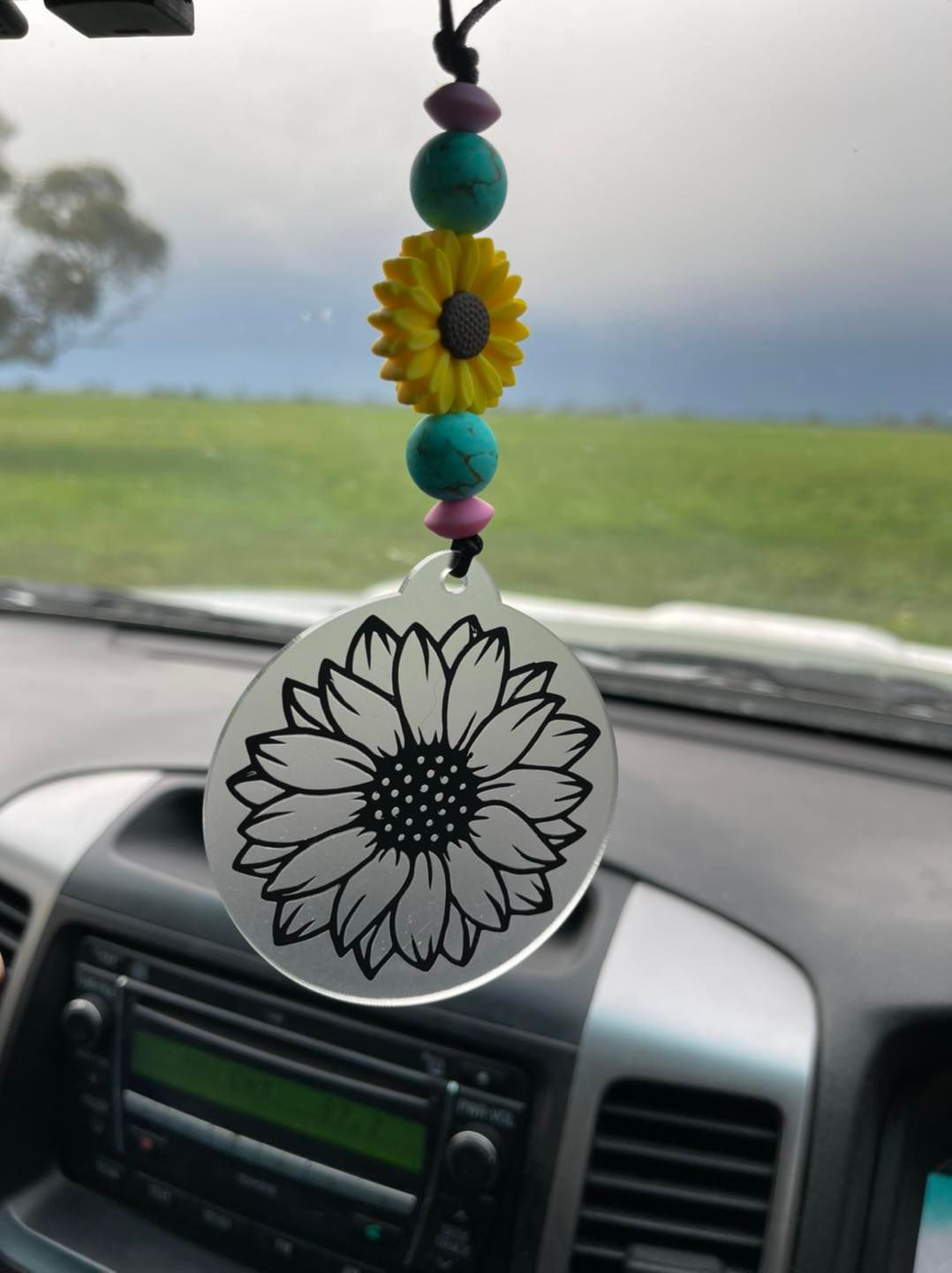 Car charm, Sunflower time